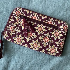 Vera Bradley Medallion flat wallet, rare vintage retired print